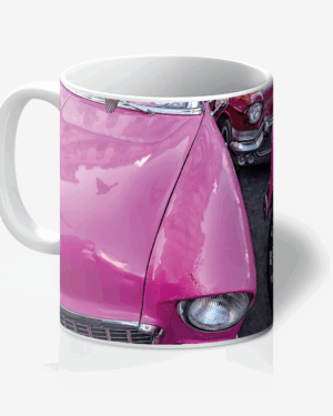 Taza Blanca "Pink Flamingo"