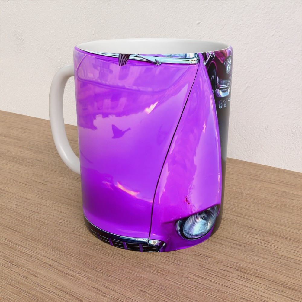 Taza Blanca "Pink Flamingo" - Imagen 3
