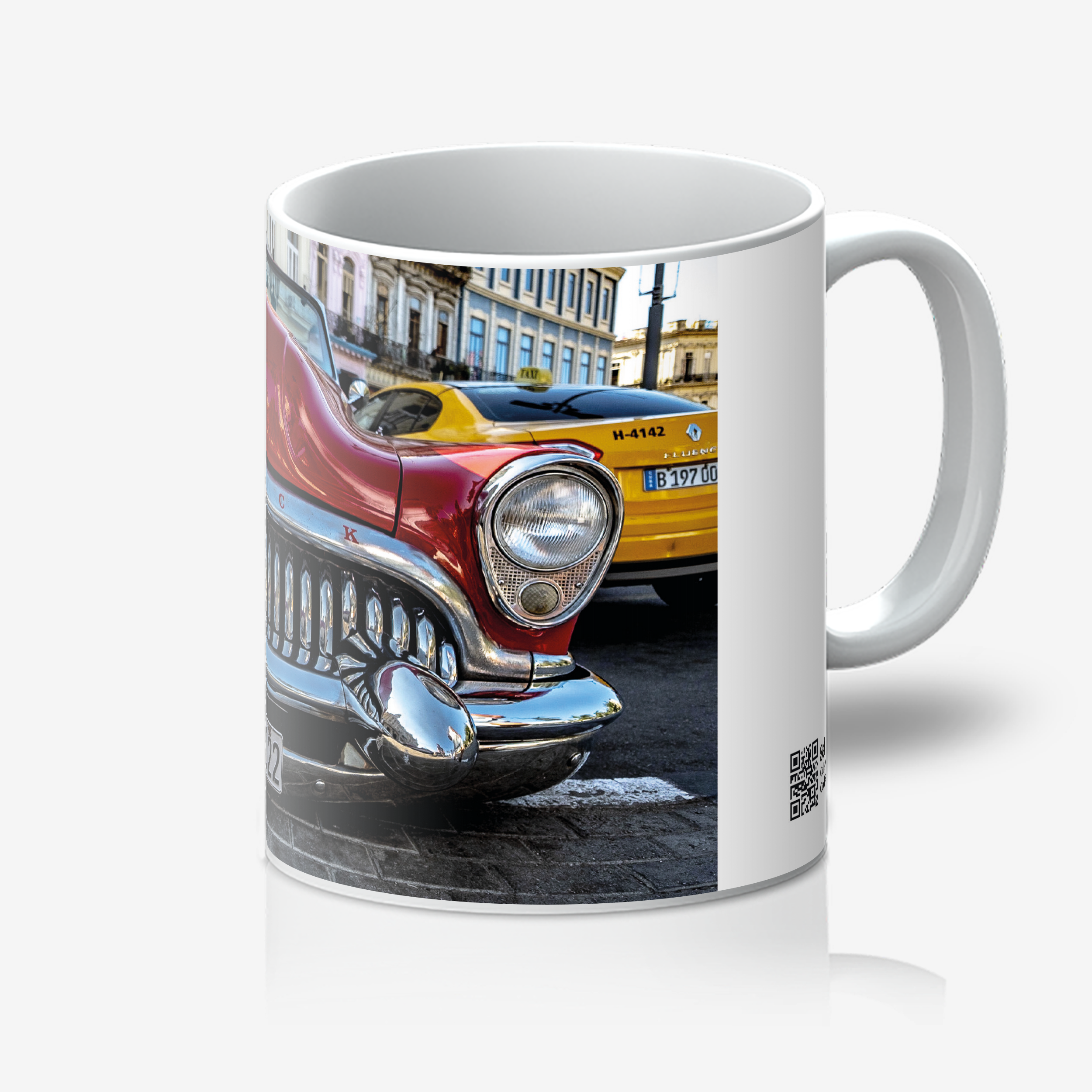 Taza Blanca "Buick 53"
