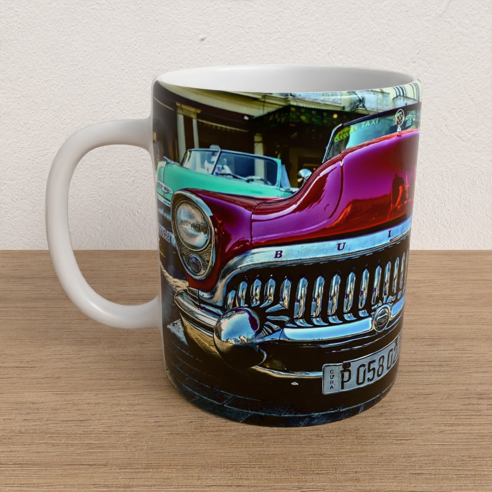 Taza Blanca "Buick 53" - Imagen 4