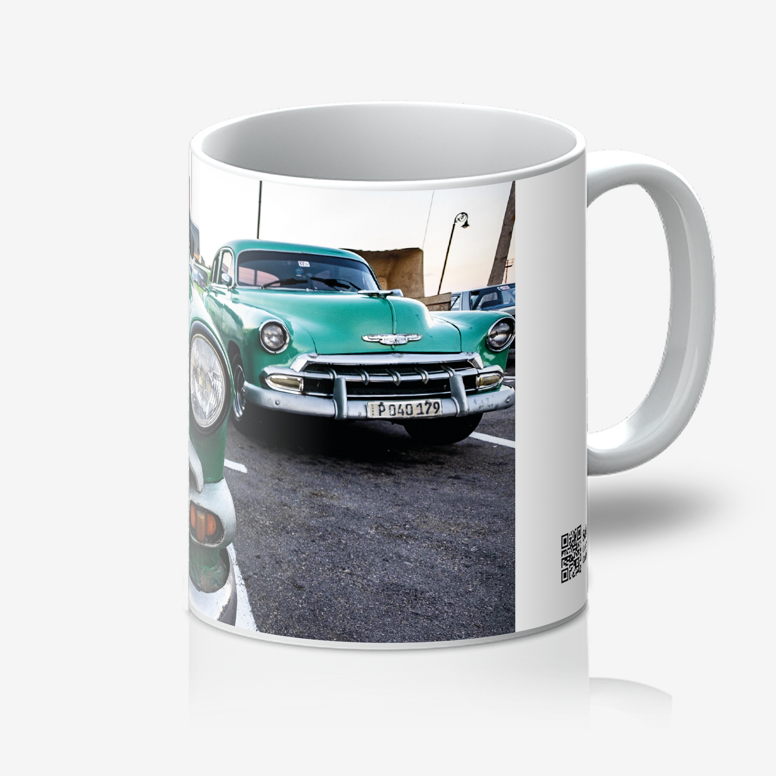 Taza Blanca "Green Power"
