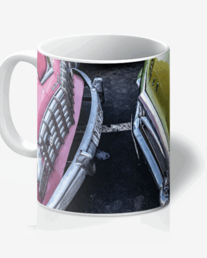 Taza Blanca " Cara a cara"