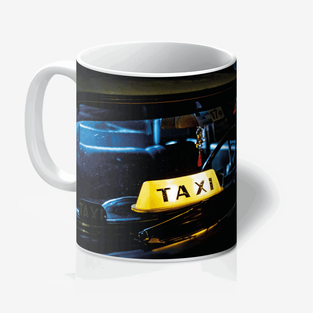 Taza Blanca "Taxyonduty"