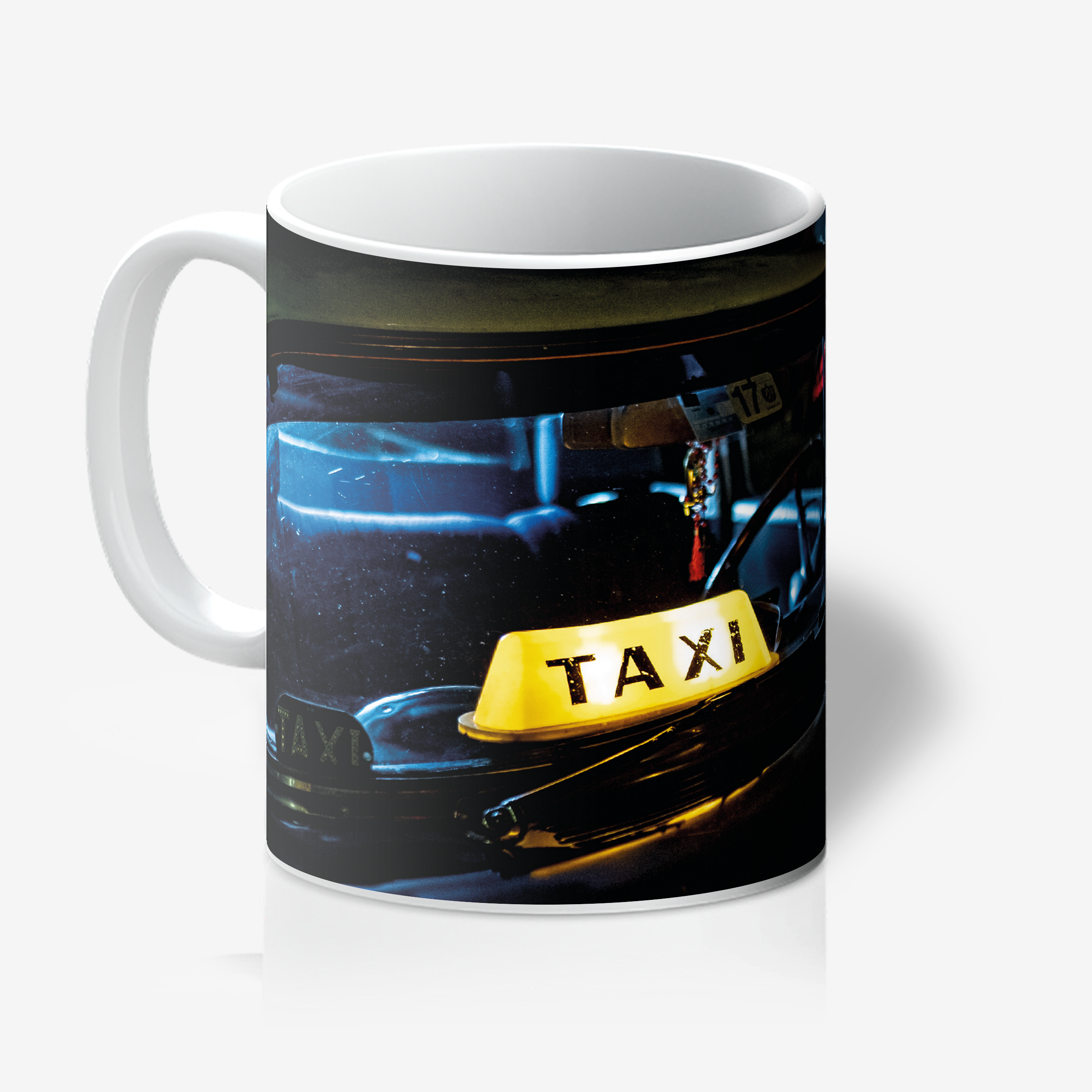 Taza Blanca "Taxyonduty"