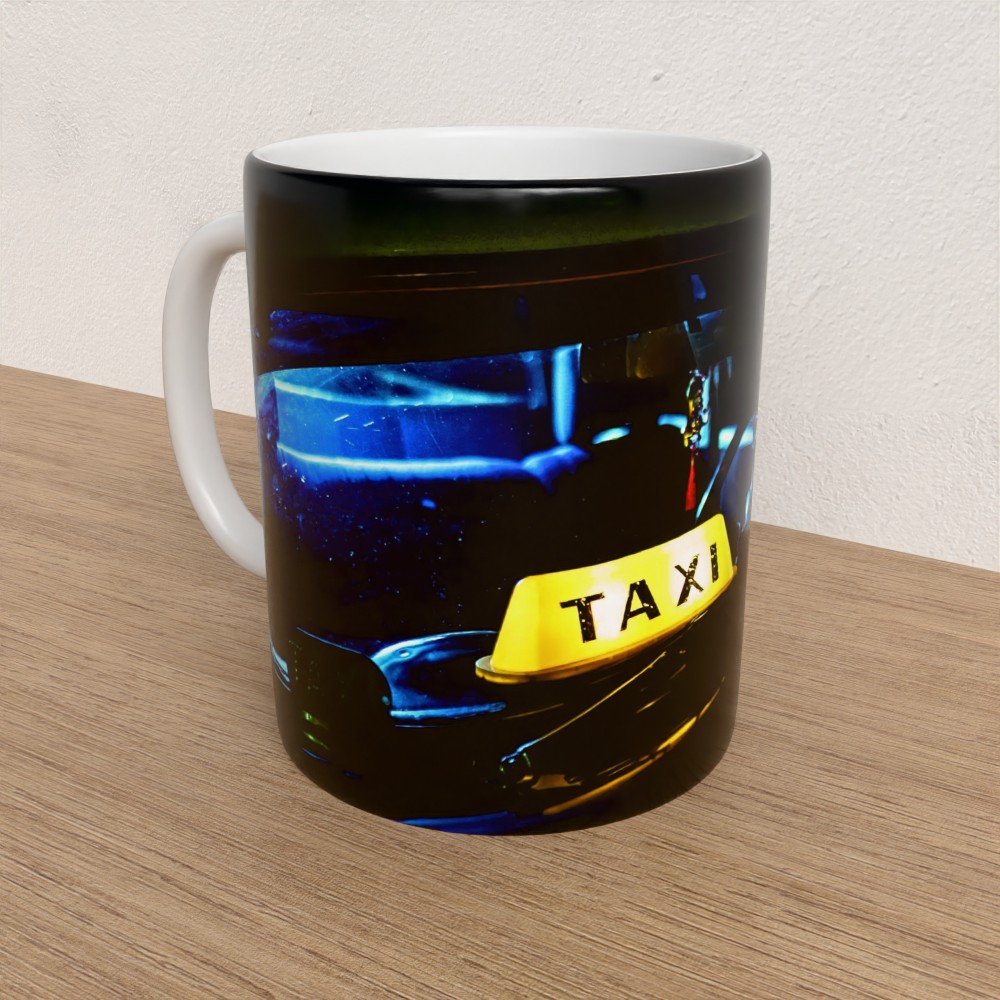 Taza Blanca "Taxyonduty" - Imagen 3
