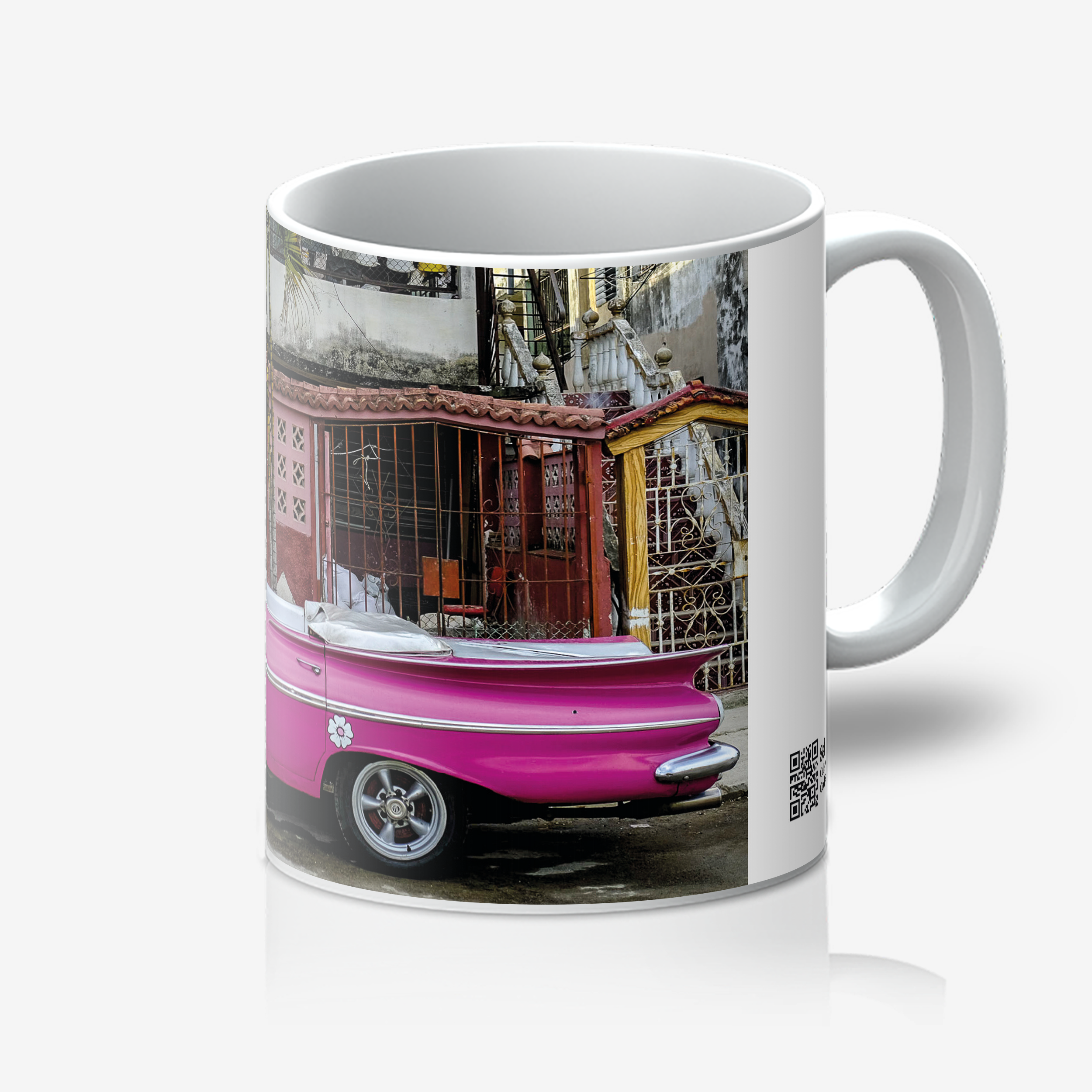 Taza Blanca "Impala Side"