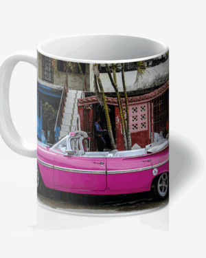 Taza Blanca "Impala Side"