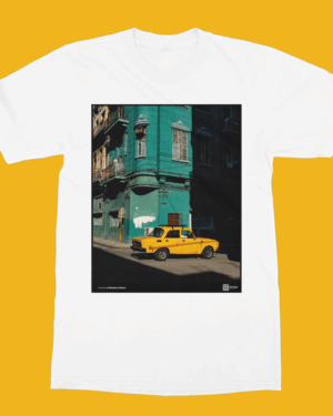 Camiseta Unisex de color Blanco "Moskvich"