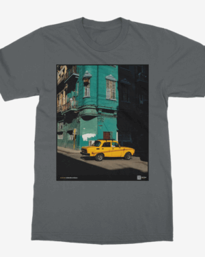 Camiseta Unisex de color Gris Oscuro "Moskvich"