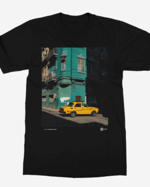 Camiseta Unisex de color Negro "Moskvich"
