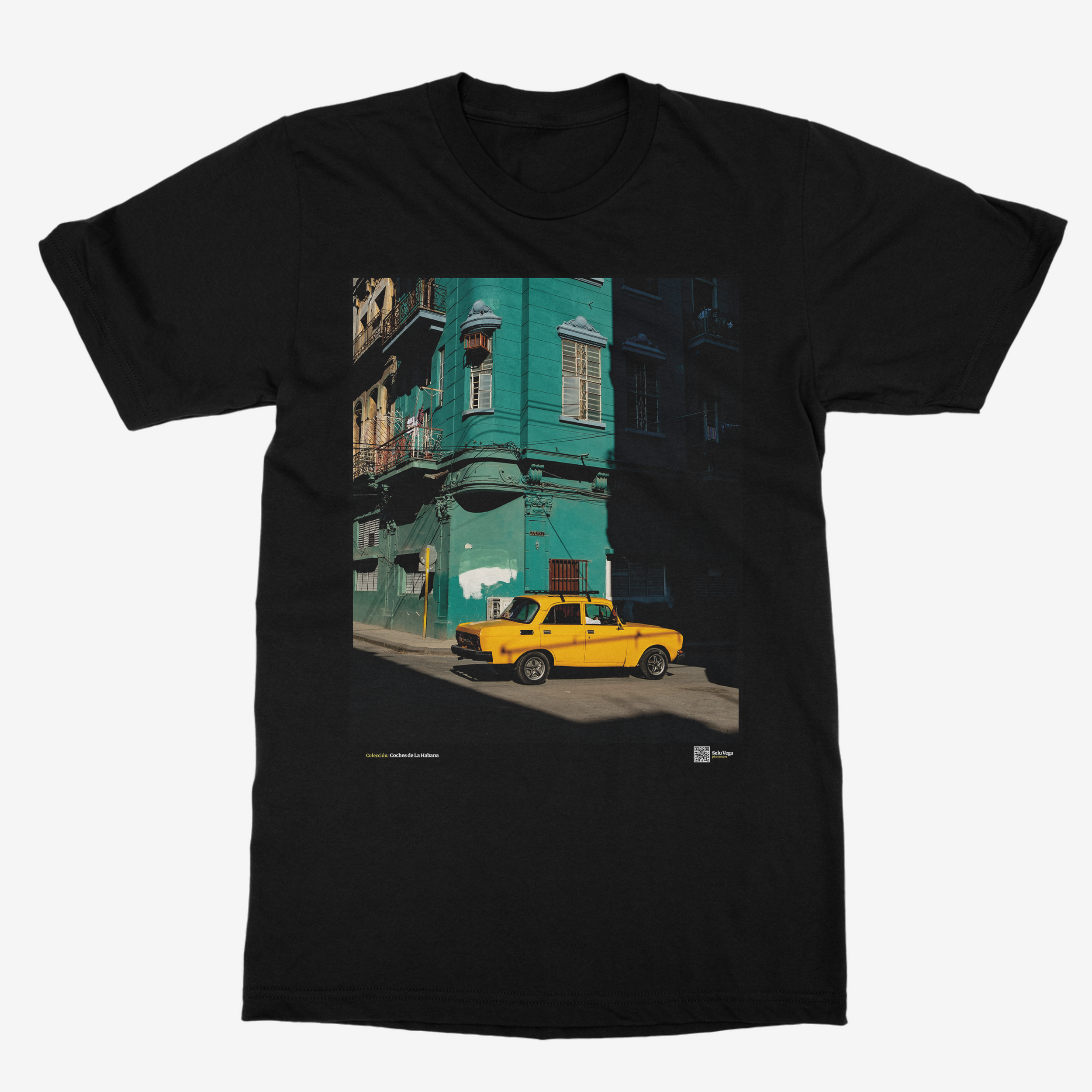 Camiseta Unisex de color Negro "Moskvich"