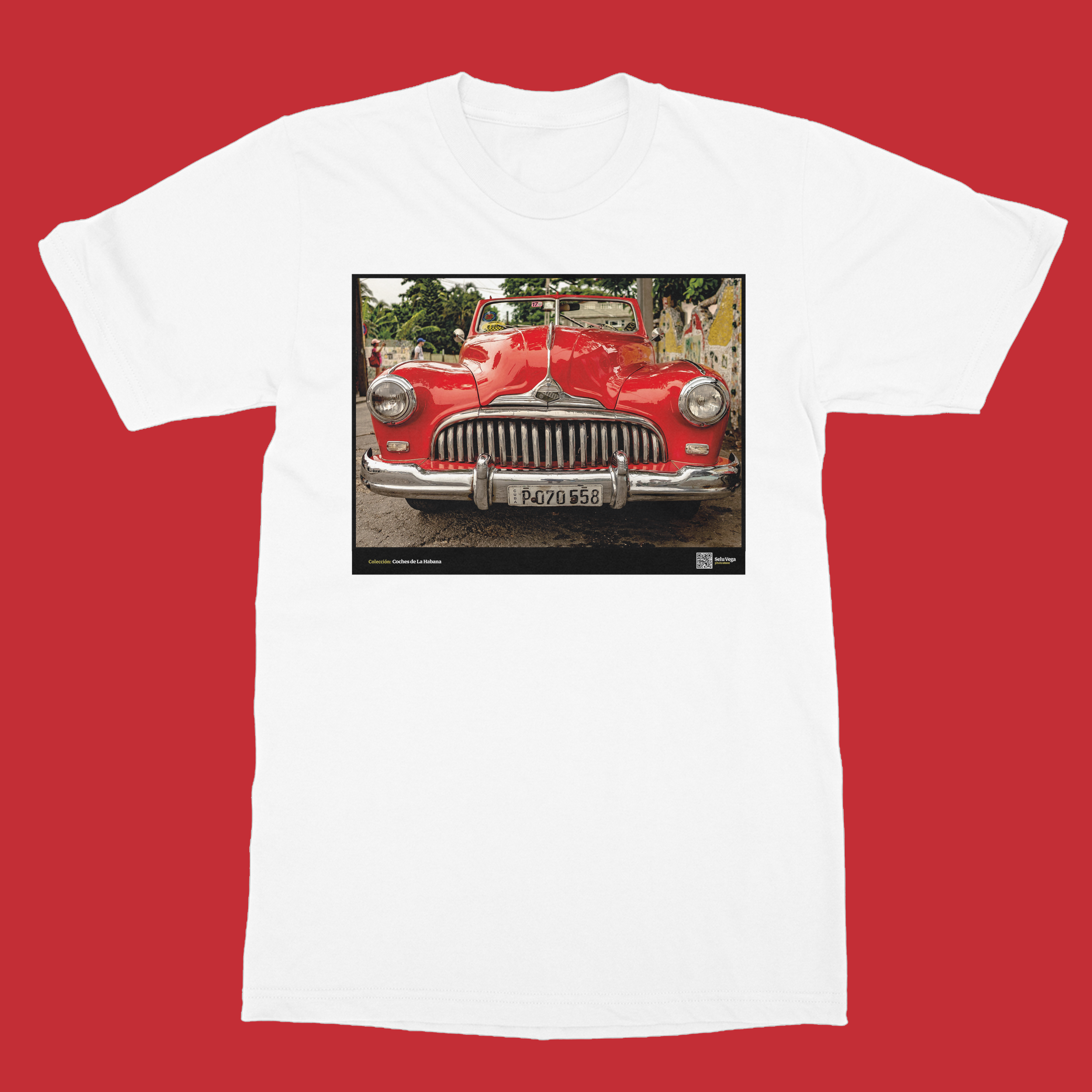 Camiseta Unisex de color Blanco "Boca Ballena"