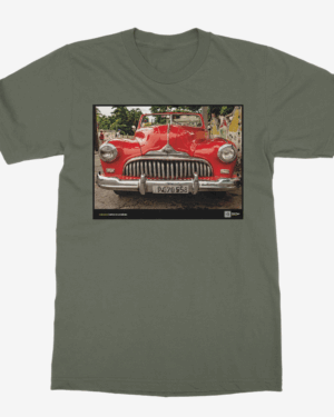 Camiseta Unisex de color Verde Militar "Boca Ballena"