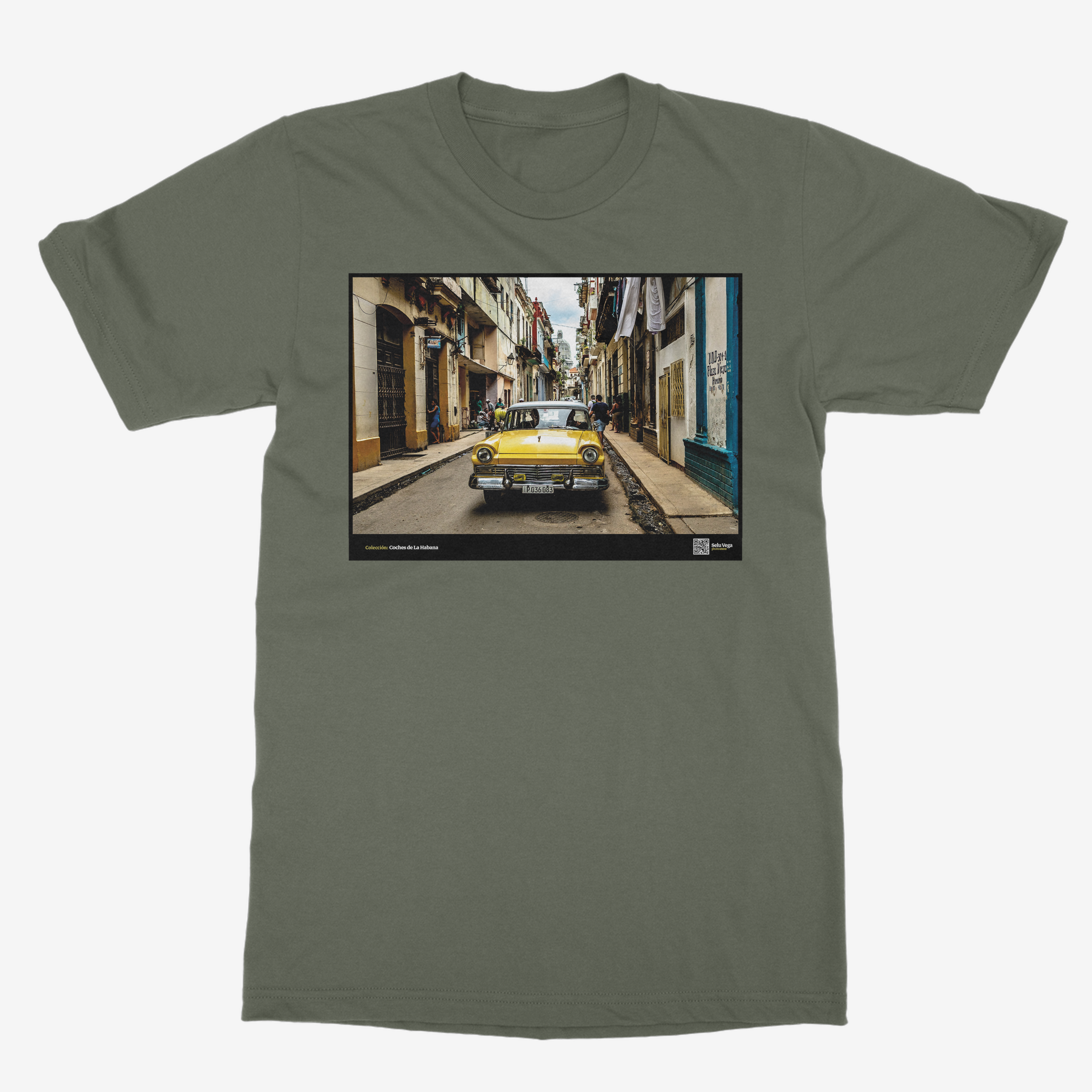 Camiseta Unisex de color Verde Militar "Custom 300"