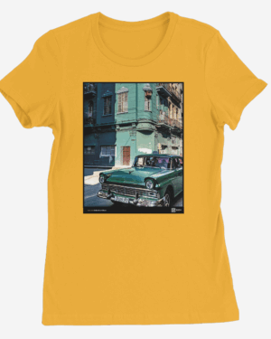 Camiseta Mujer de color Amarillo "Fairlane"
