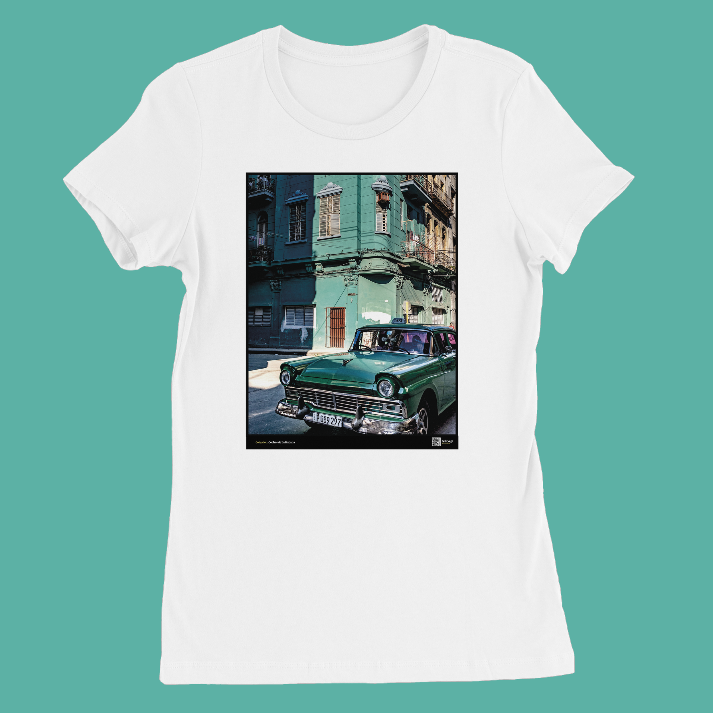 Camiseta Mujer de color Blanco "Fairlane"