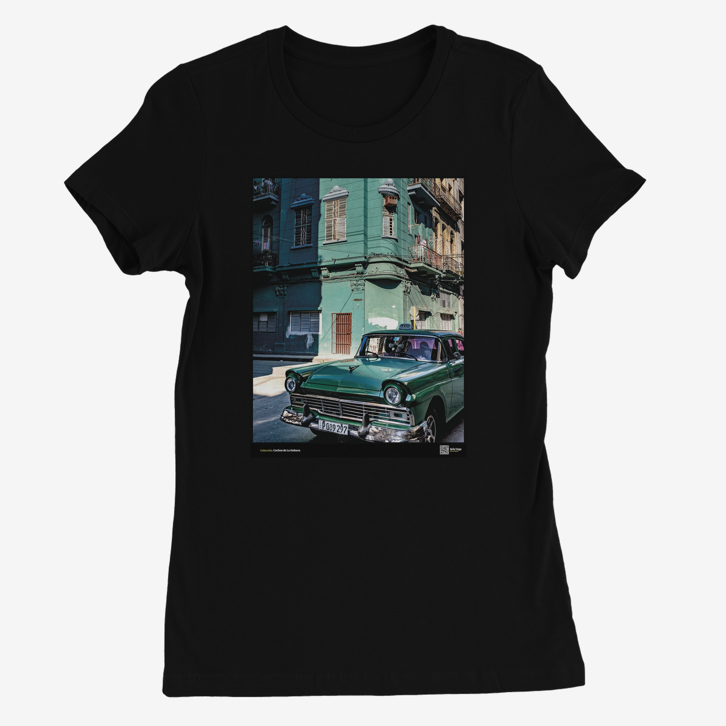 Camiseta Mujer de color Negro "Fairlane"