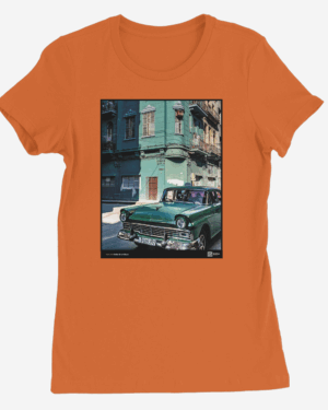 Camiseta Mujer de color Naranja "Fairlane"