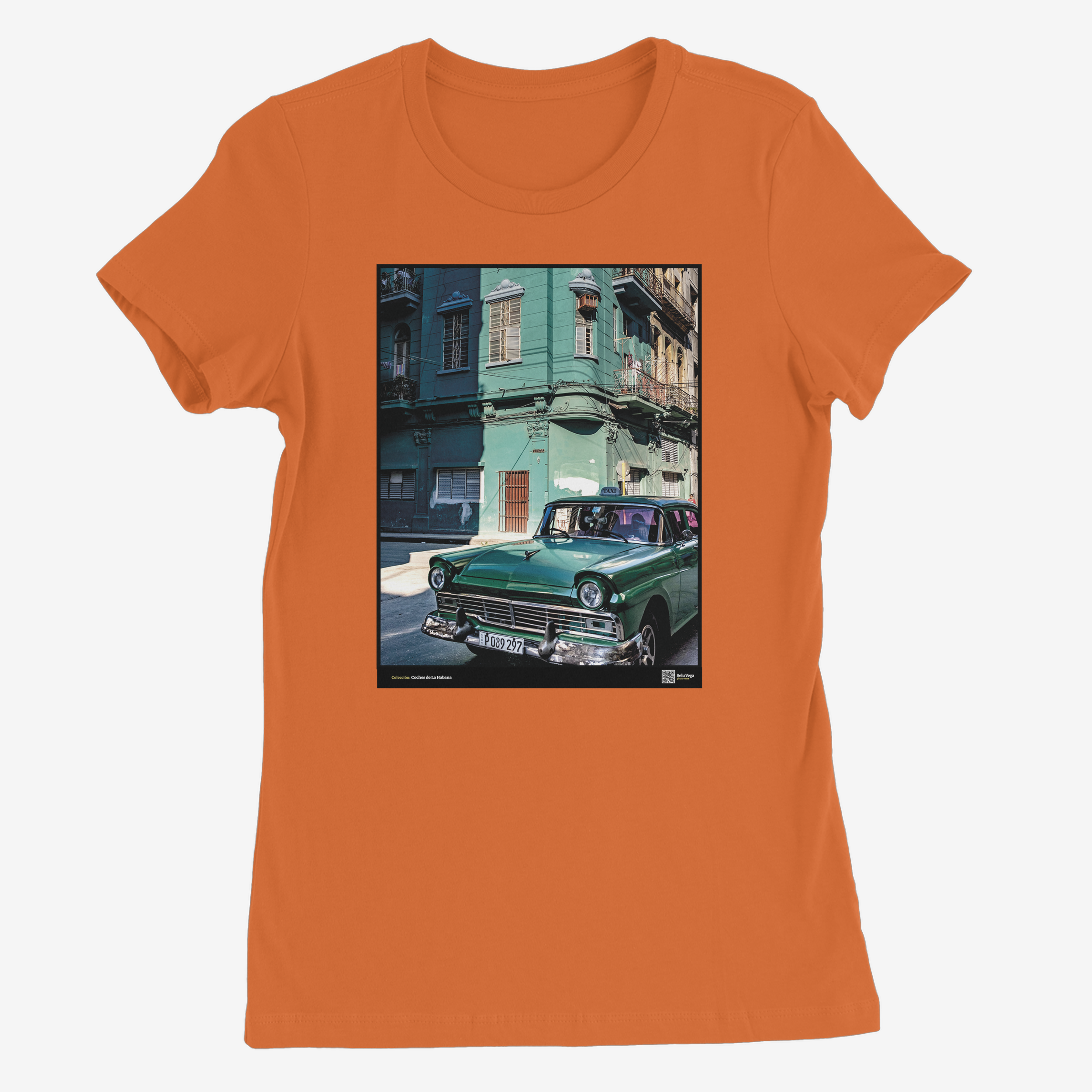 Camiseta Mujer de color Naranja "Fairlane"