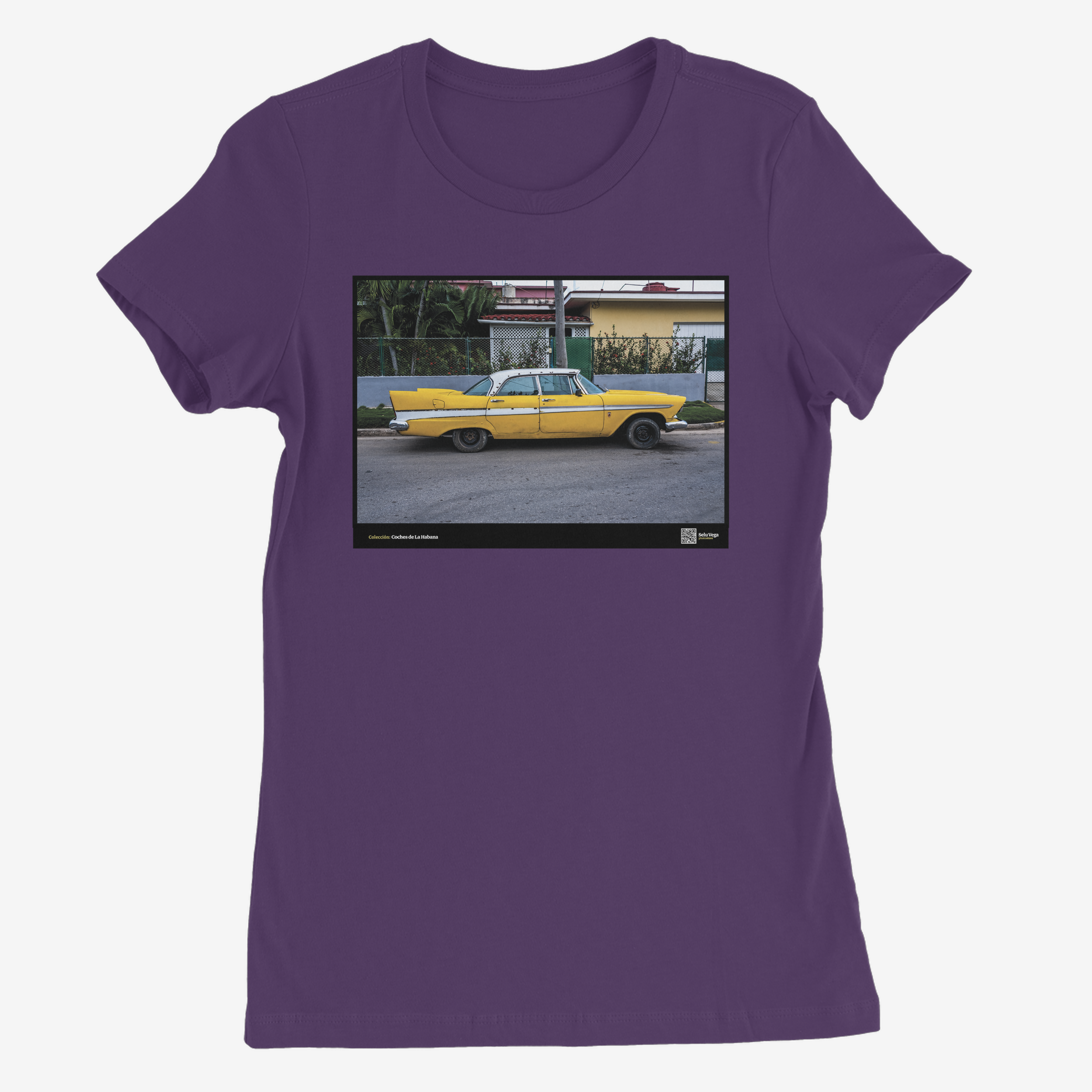 Camiseta Mujer de color Morado "Fury 59"