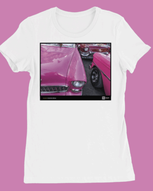 Camiseta Mujer de color Blanco "Pink Flamingo"