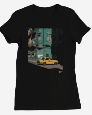 Camiseta Mujer de color Negro "Moskvich"