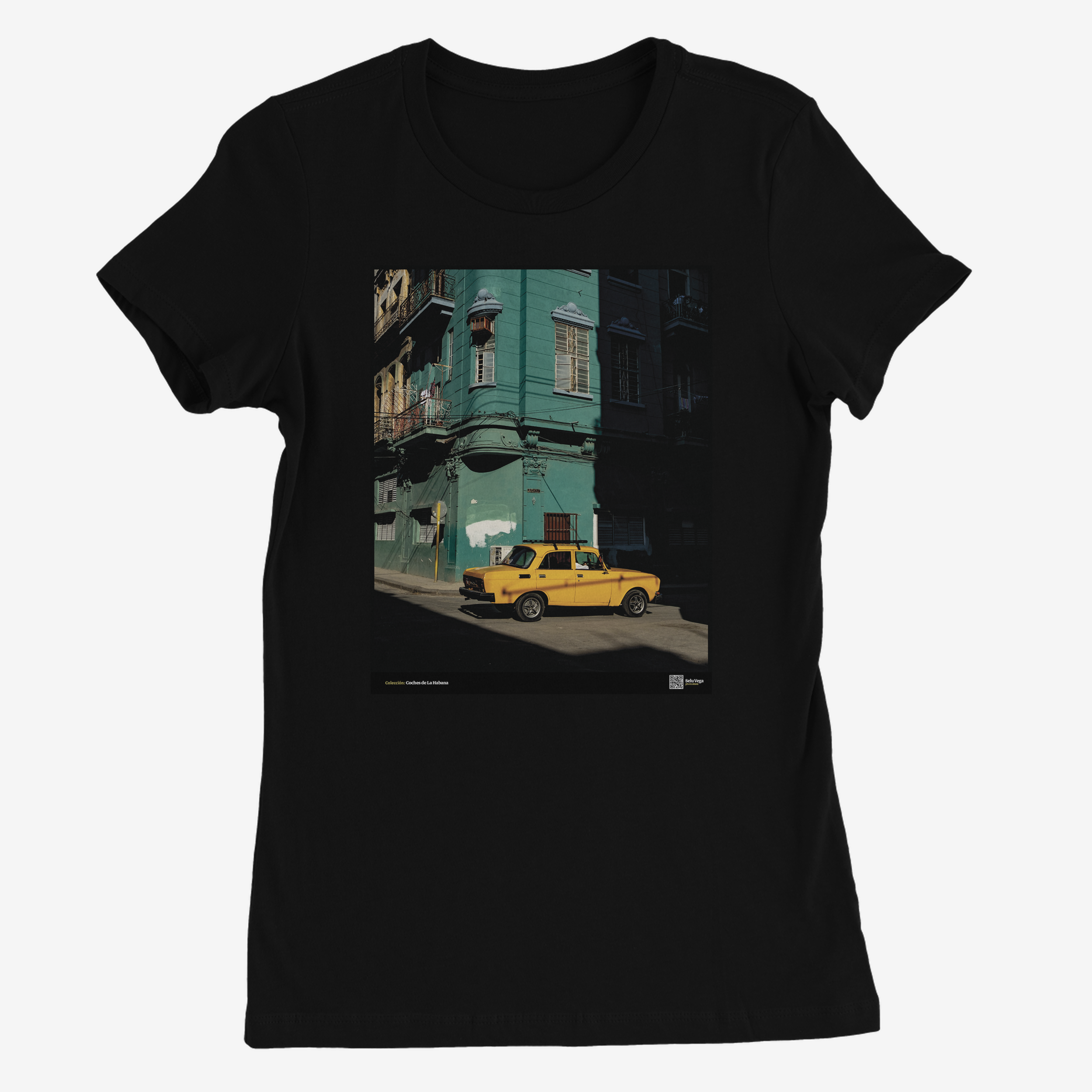 Camiseta Mujer de color Negro "Moskvich"