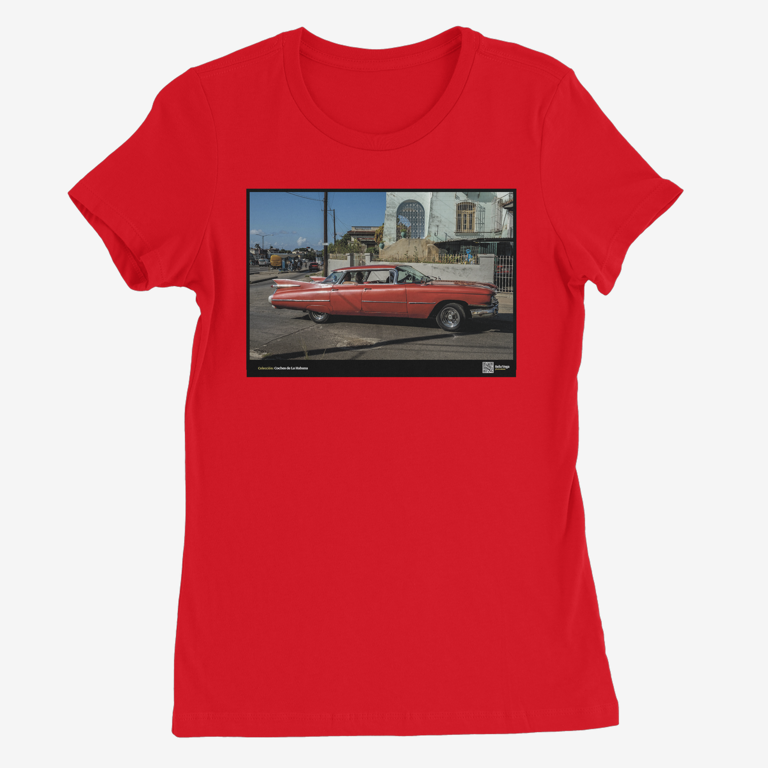 Camiseta Mujer de color Rojo "Caddy 59"