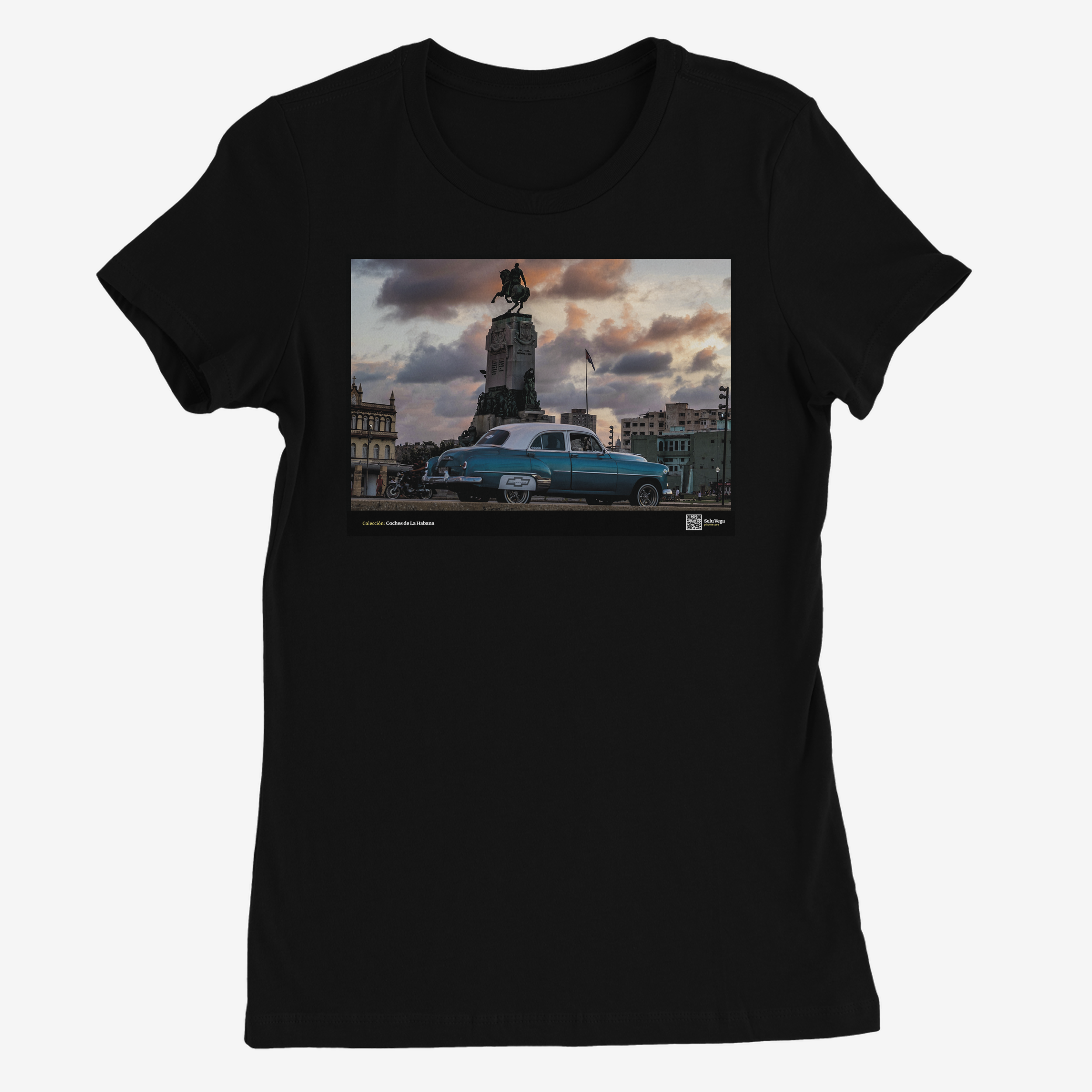 Camiseta Mujer de color Negro "Torpedo"