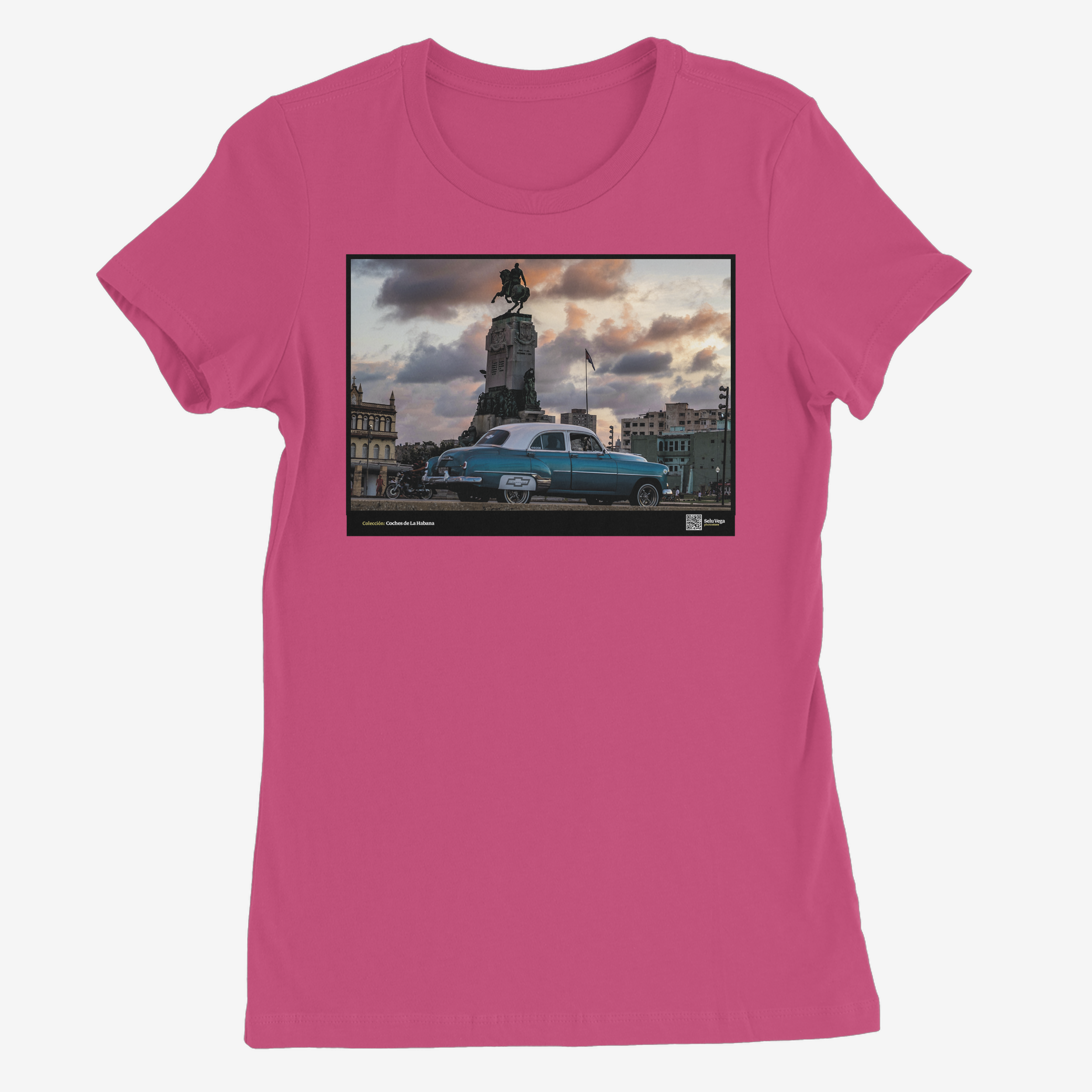 Camiseta Mujer de color Rosa "Torpedo"